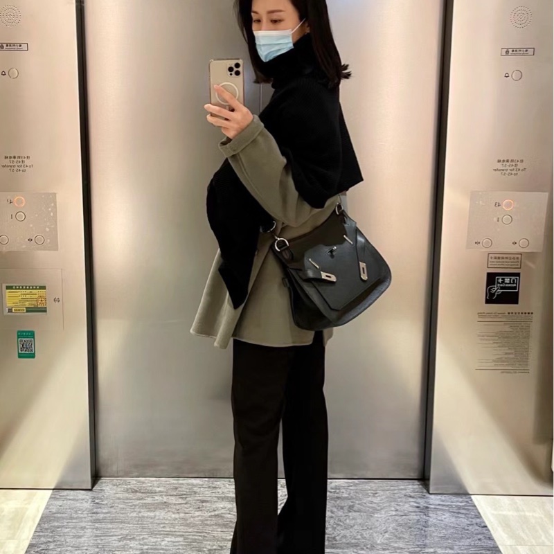 Hermes 愛馬仕 Jypsiere 吉普賽  31  T刻  黑銀   ⭕️近新閒置品⭕️超美⭕️超甜⭕️-39