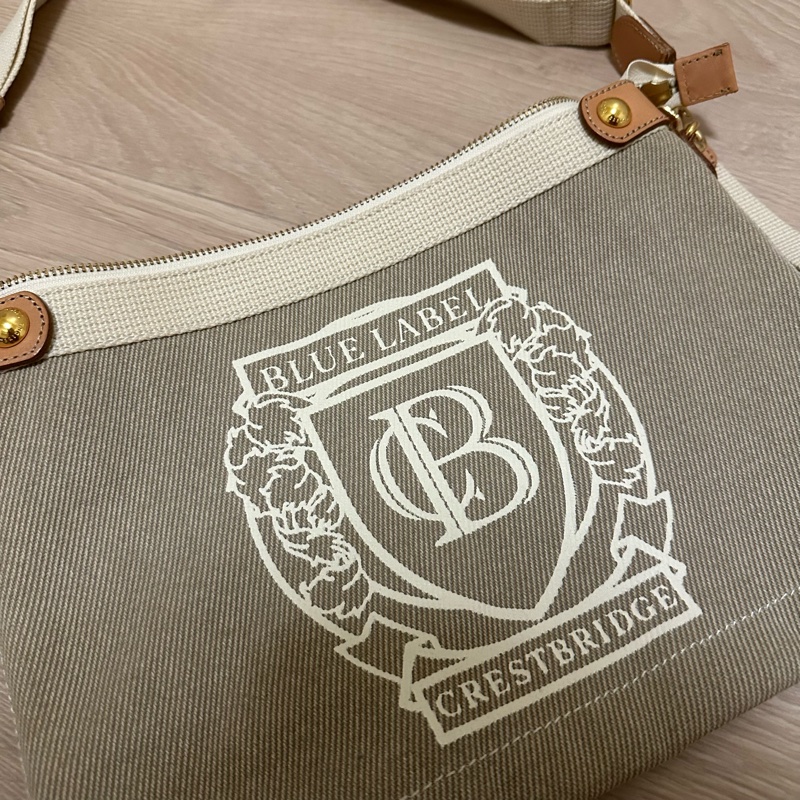 全新轉售 日本專櫃購入｜Burberry Blue Label 學院風 百搭奶茶色 斜背肩背包 手拿包-1