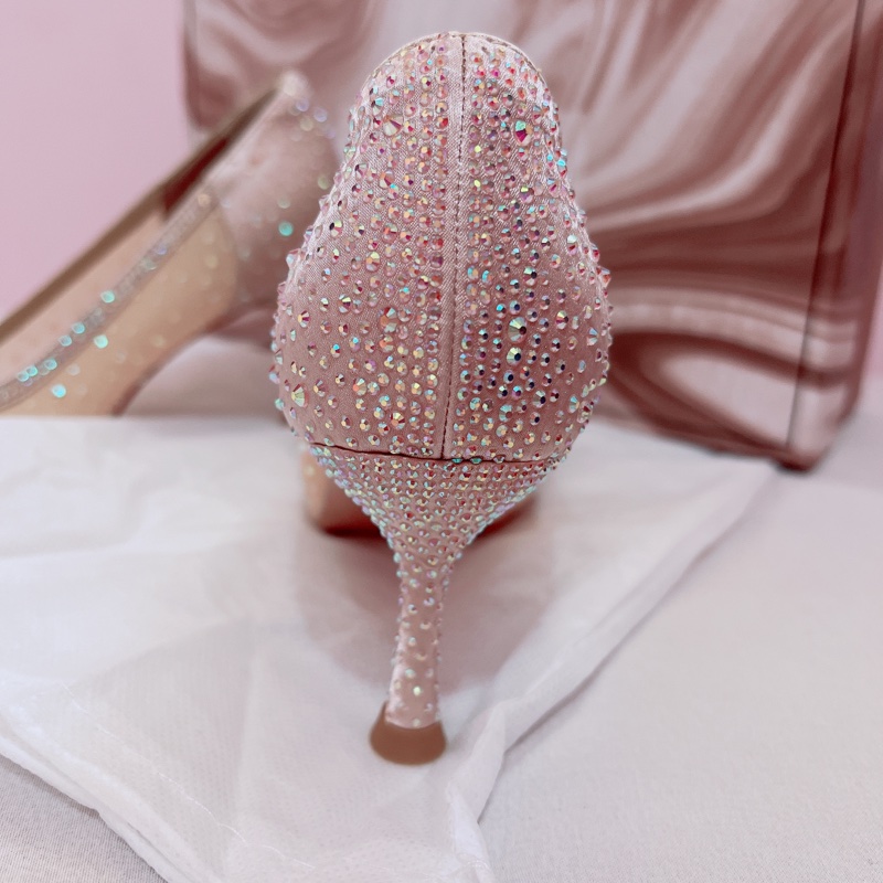 TAS 5號 香檳金裸色跟鞋/婚鞋-11