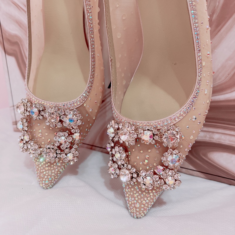 TAS 5號 香檳金裸色跟鞋/婚鞋-14