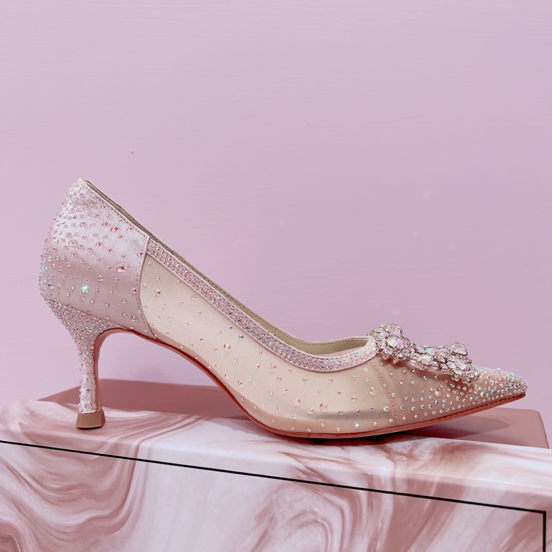 TAS 5號 香檳金裸色跟鞋/婚鞋-15