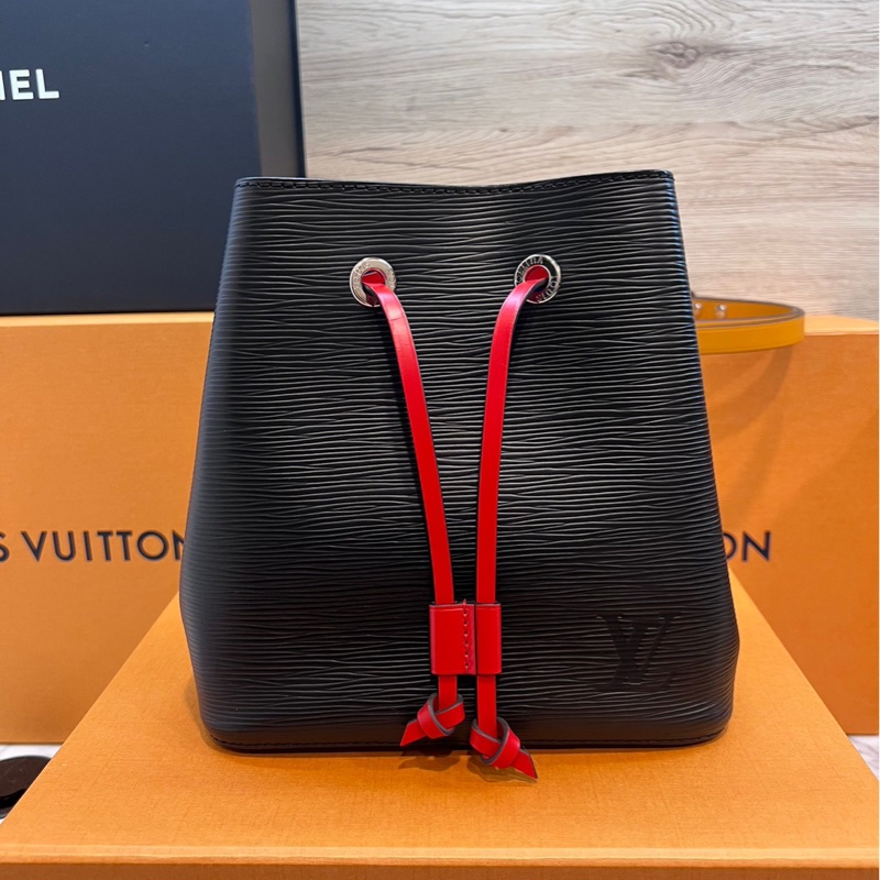 LV NeoNoe BB M52853 芯片款 水波紋 水桶包-0