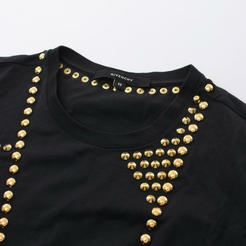 【日本直送】 GIVENCHY 紀梵希 T恤 螺柱 黑色的-5