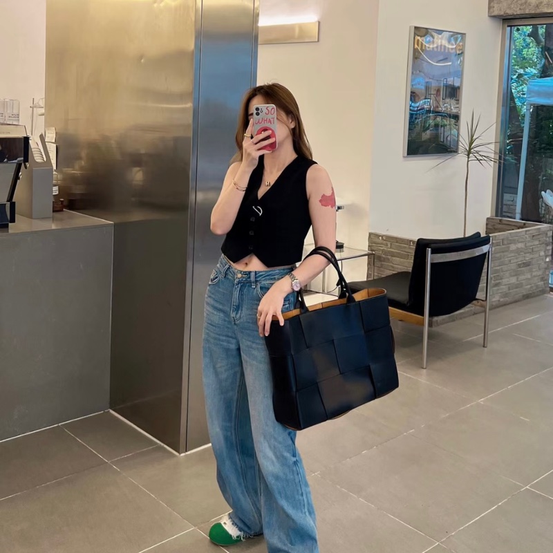 Bottega Venetia Large Arco Tote 編織托特包-7