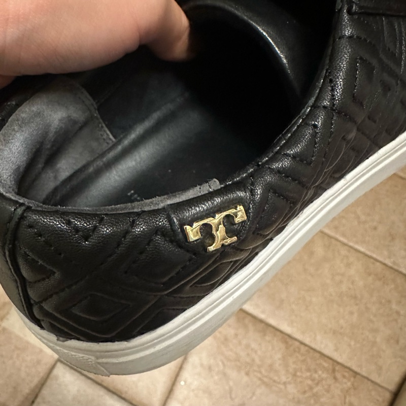 9成新轉售 專櫃購入｜Tory Burch 真皮緞帶🎀蝴蝶結 球鞋-6