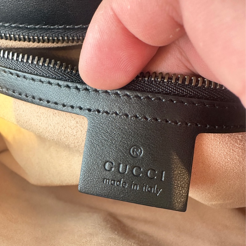 Gucci 黑marmont 鏈包26-9