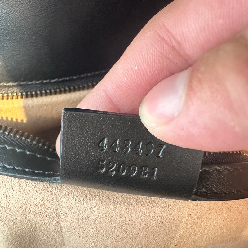 Gucci 黑marmont 鏈包26-10