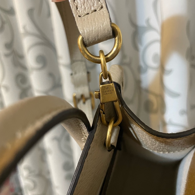 Gucci白色 Interlocking G 迷你 琴譜包*9成新-4