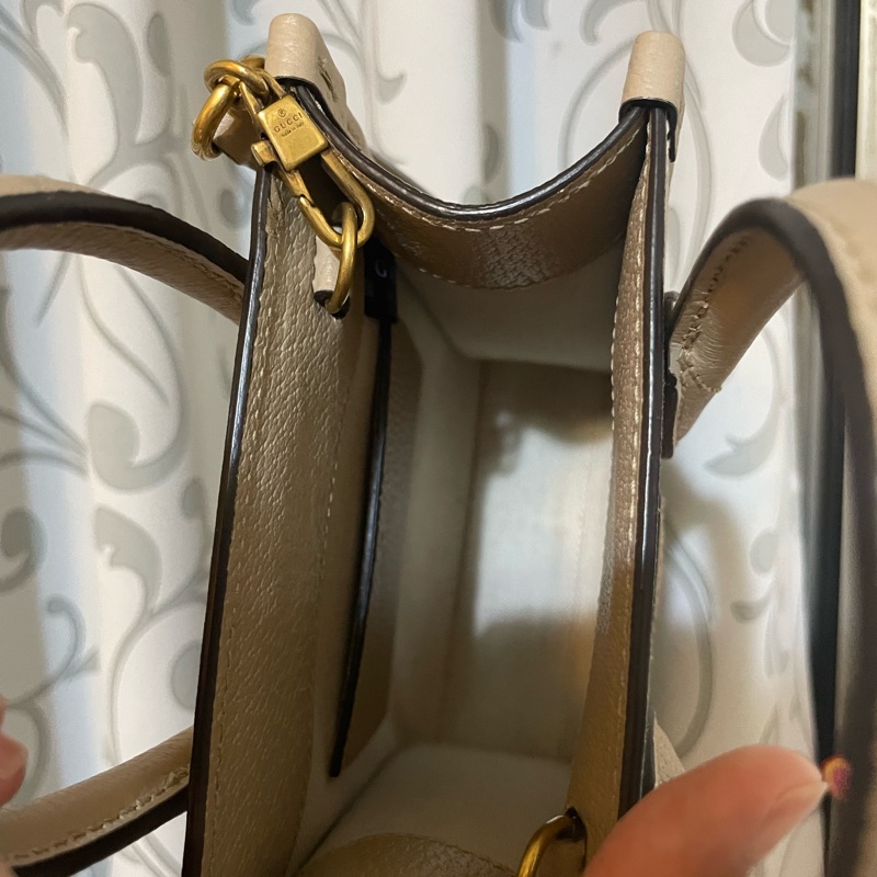 Gucci白色 Interlocking G 迷你 琴譜包*9成新-5