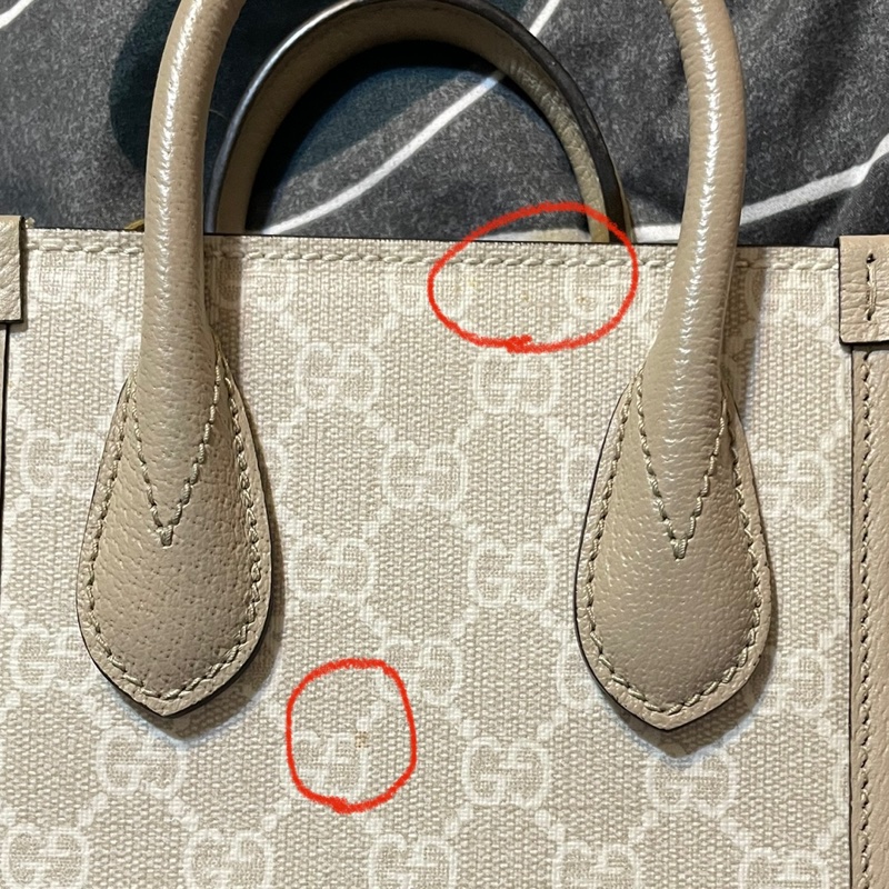 Gucci白色 Interlocking G 迷你 琴譜包*9成新-9