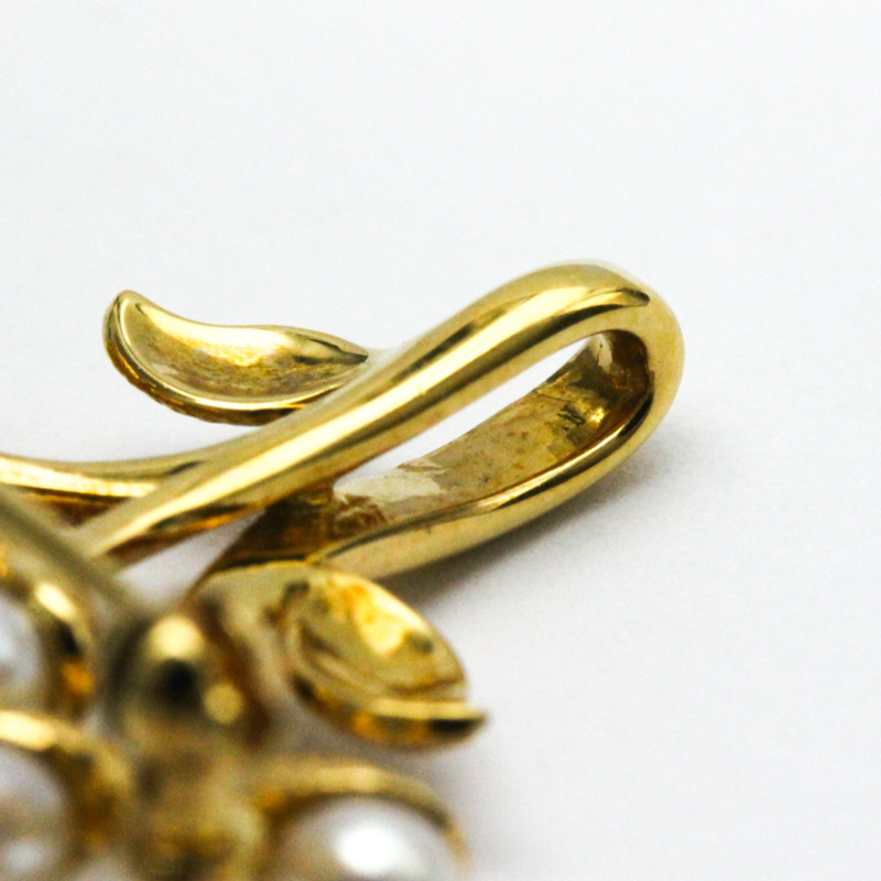 【日本直送】Mikimoto 珍珠胸針 黃金 (18K) 珍珠胸針 黃金-8