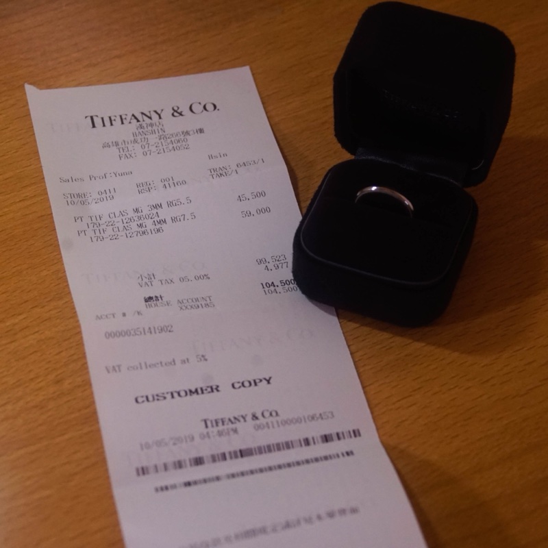 蒂芬妮Tiffany&co Milgrain鉑金紋邊戒指-9