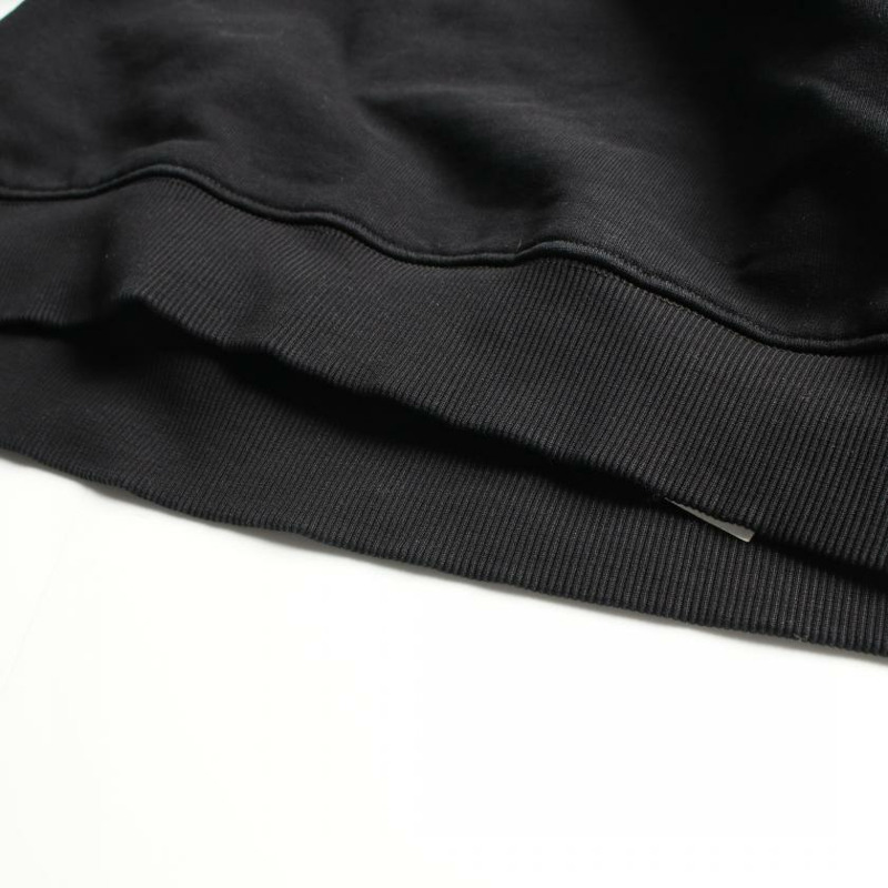 【日本直送】 MM6 MAISON MARGIELA MM6 梅森 馬吉拉 T恤 全體人員 脖子 標識 刺繡 棉布 黑色的 邊 狹縫-4