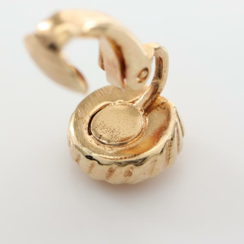 【日本直送】 Christian Dior 基督教 迪奧 耳環 全科醫生 水鑽 金子 清除-5