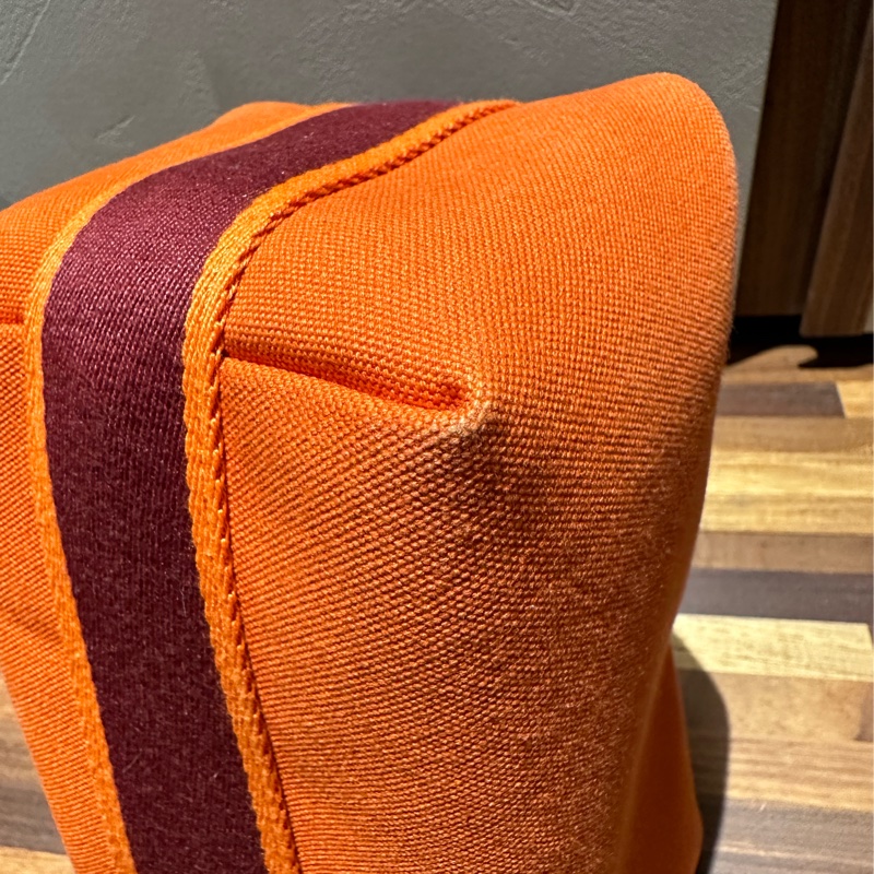 降價！保證正品 義大利購入 HERMES 愛馬仕橘 便當袋 飯盒包-10