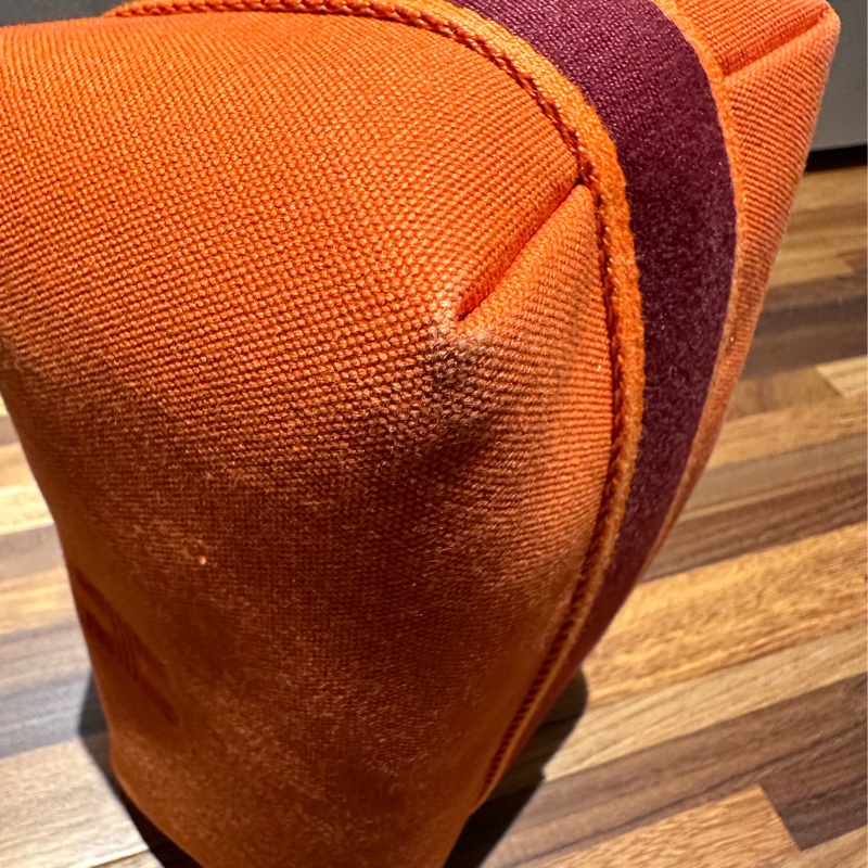 降價！保證正品 義大利購入 HERMES 愛馬仕橘 便當袋 飯盒包-11