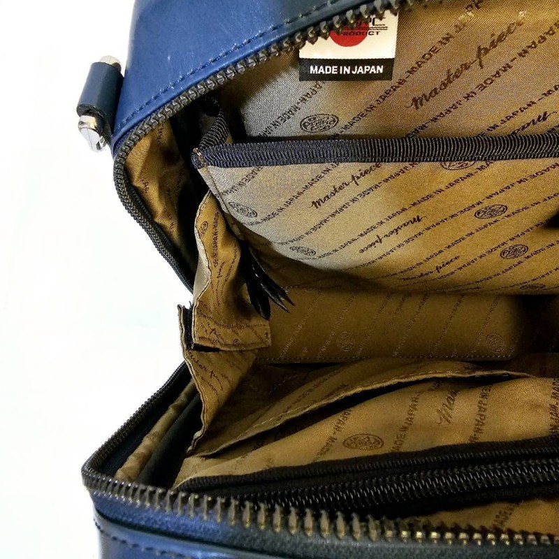 近全新【Master-Piece MSPC】真皮 小牛皮 公事包 電腦包 手提包 側背包 日本製-3