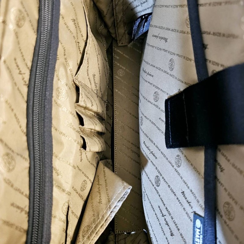 近全新【Master-Piece MSPC】真皮 小牛皮 公事包 電腦包 手提包 側背包 日本製-5