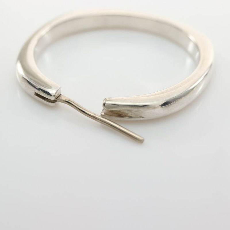 【日本直送】 TIFFANY & Co. 蒂芙尼 & 公司。 軟墊 箍 耳環 SV925 銀-6