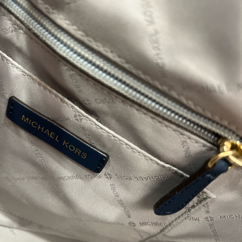 深藍色MK托特包-4