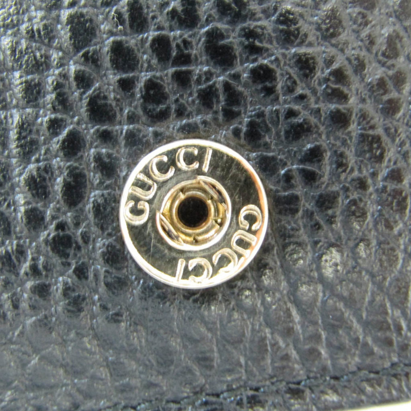 【日本直送】Gucci Gucci Swing 368231 女士皮革鏈/肩皮夾 黑色-9