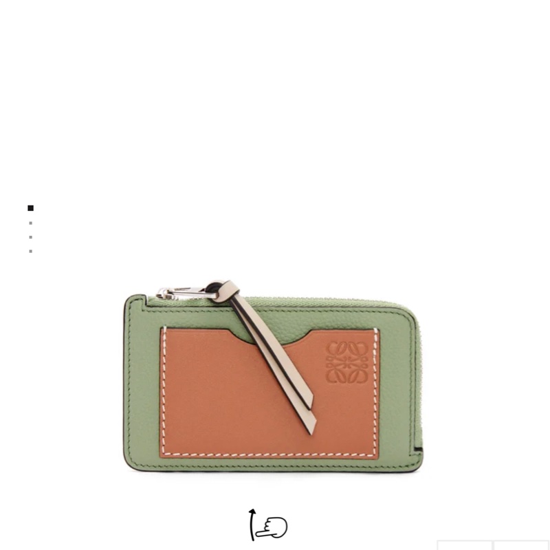 loewe 顆粒紋小牛皮卡包卡夾零錢包-4