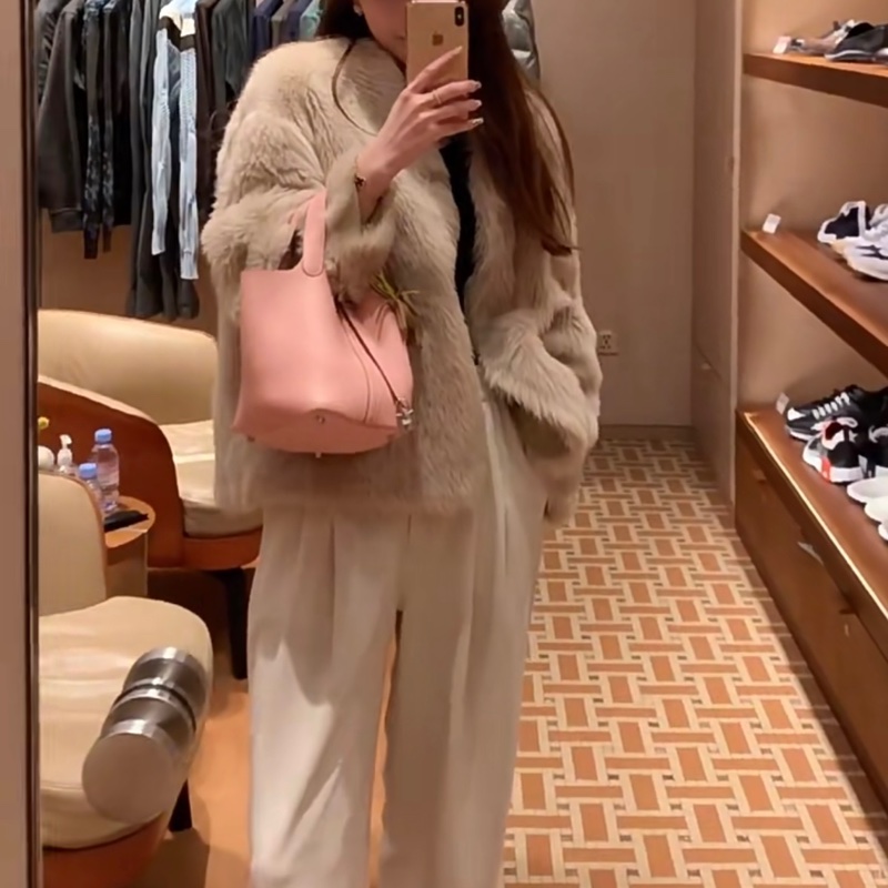 Hermes picotin 18 櫻花粉 3Q 愛馬仕菜籃子-2