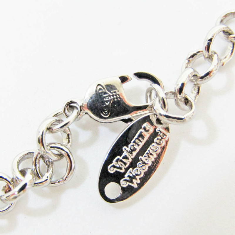 【日本直送】Vivienne Westwood 巨型圓球吊墜金屬、水鑽女用吊墜項鍊(藍色、銀色)-7