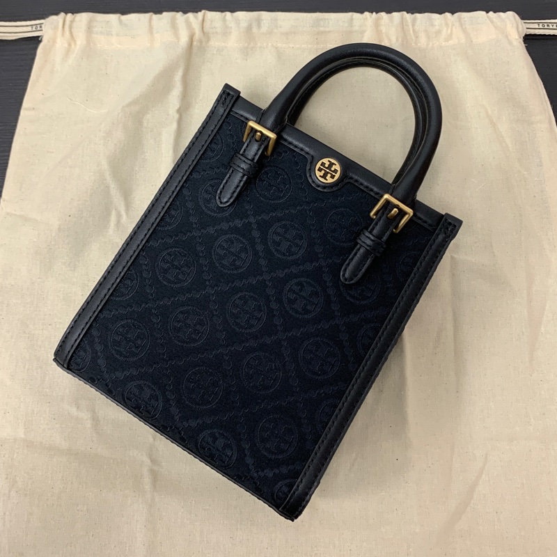Tory Burch 全新黑金老花琴譜包-6