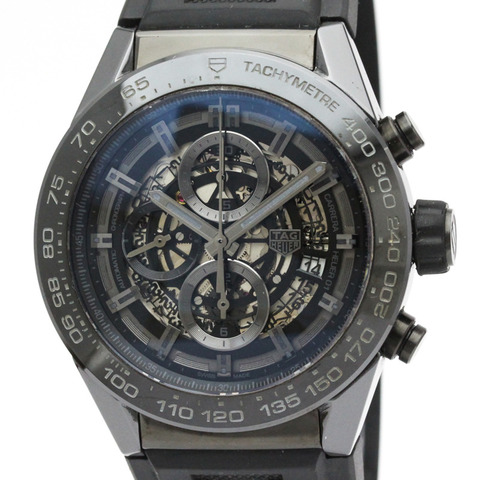 Tag Heuer 卡萊拉自動不銹鋼男士運動手錶 CAR2A90