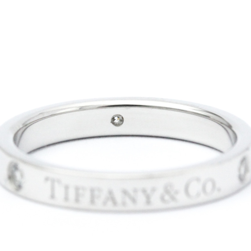 【日本直送】蒂芬妮扁平戒指 23776316 鉑金鑽石戒指 克拉/0.07-1