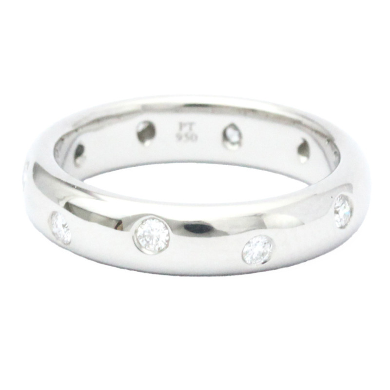 【日本直送】蒂芬妮圓點鑽石戒指鉑金時尚鑽石戒指戒指銀色-0