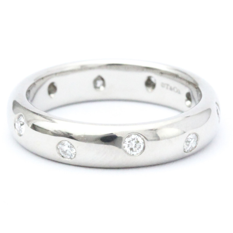 【日本直送】蒂芬妮圓點鑽石戒指鉑金時尚鑽石戒指戒指銀色-2