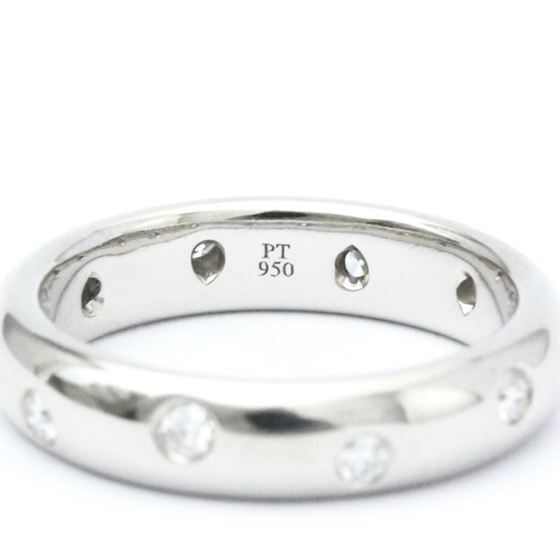 【日本直送】蒂芬妮圓點鑽石戒指鉑金時尚鑽石戒指戒指銀色-4