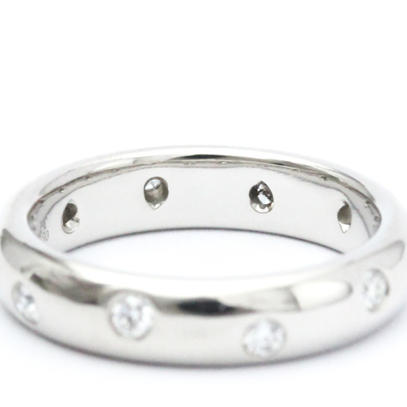 【日本直送】蒂芬妮圓點鑽石戒指鉑金時尚鑽石戒指戒指銀色-7