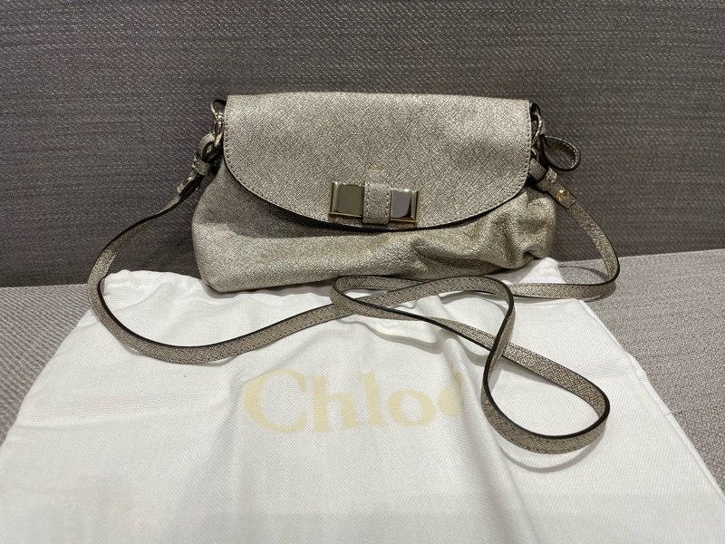 Chloe 金色肩背包（可斜背）｜PopChill 拍拍圈