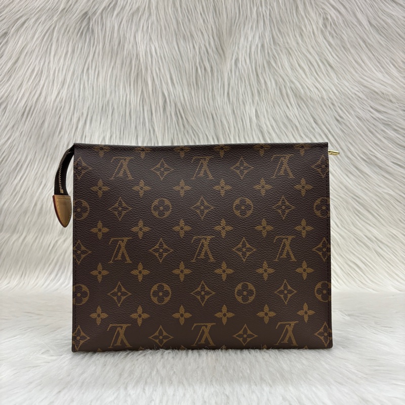 Louis Vuitton M47542經典原花手拿包 洗漱包-2