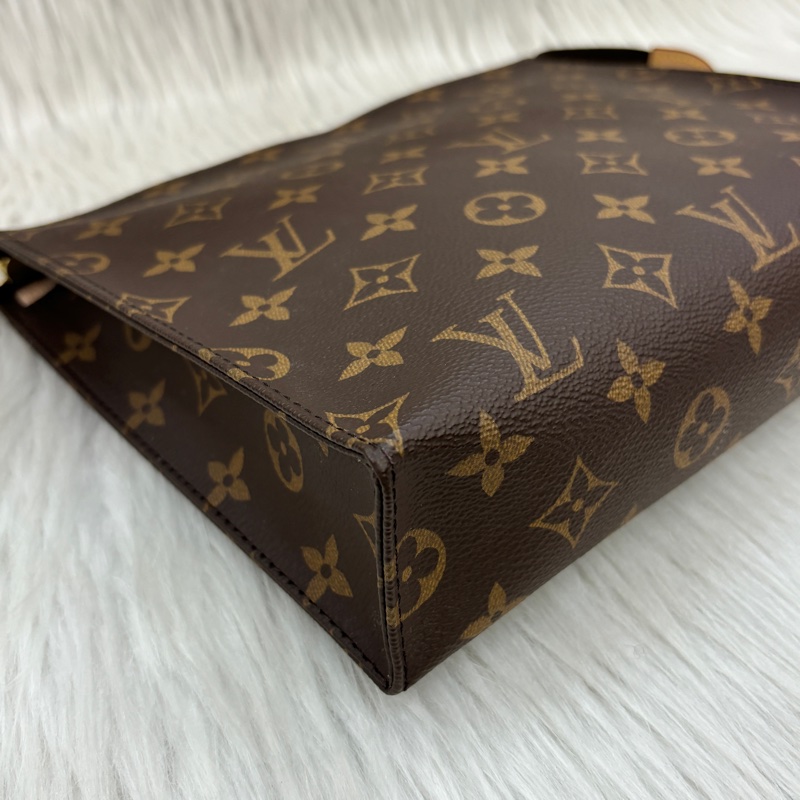 Louis Vuitton M47542經典原花手拿包 洗漱包-5