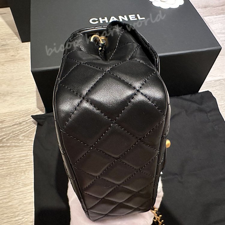 Mini Flap Bag Pearl Crush小金球口蓋包(小金球方胖子)-3