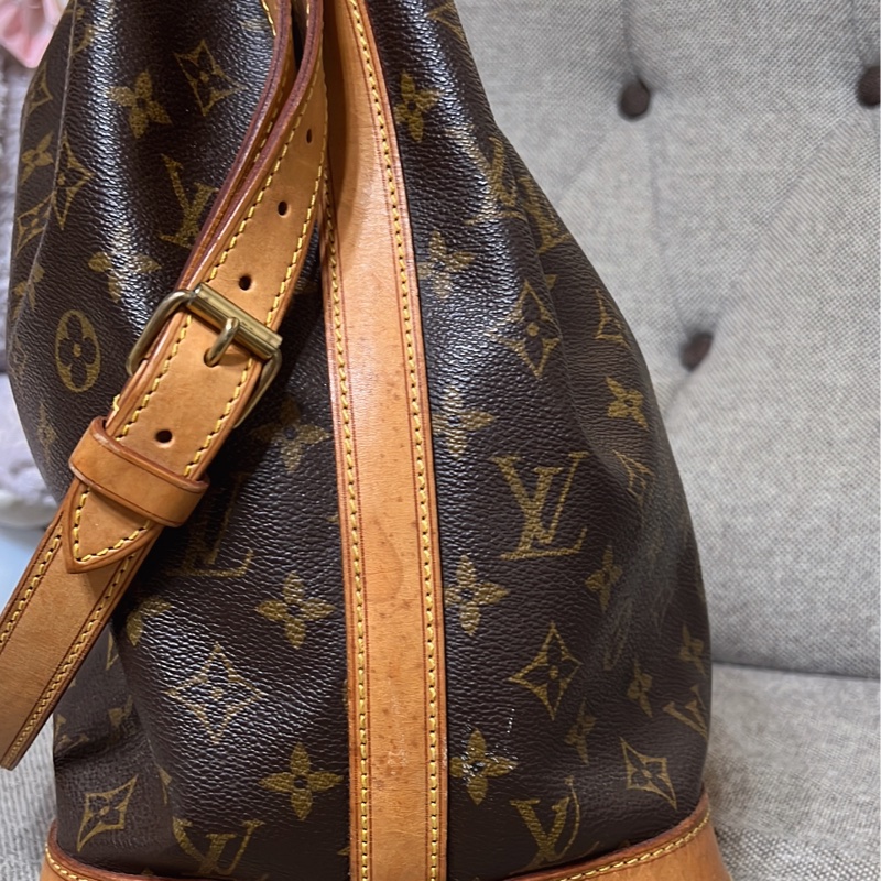 經典老花字樣LV大款水桶包-8