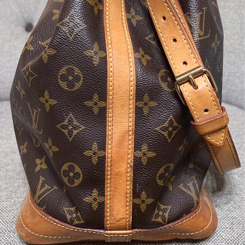 經典老花字樣LV大款水桶包-12