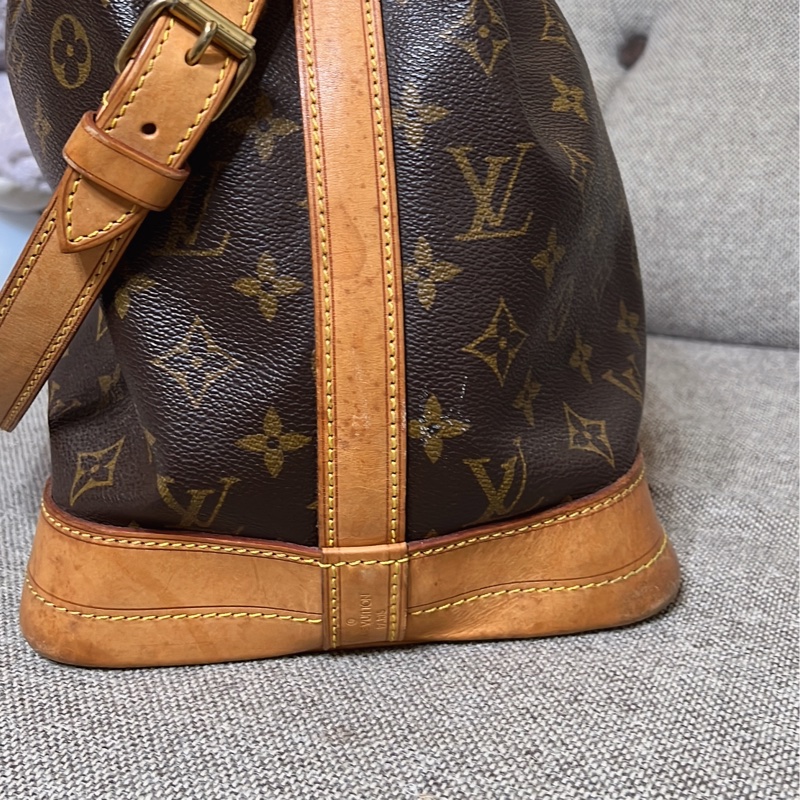 經典老花字樣LV大款水桶包-17