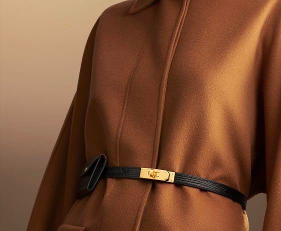 全新 Hermes 愛馬仕 Kelly 黑金 皮帶 Kelly 18 pocket Epsom-3