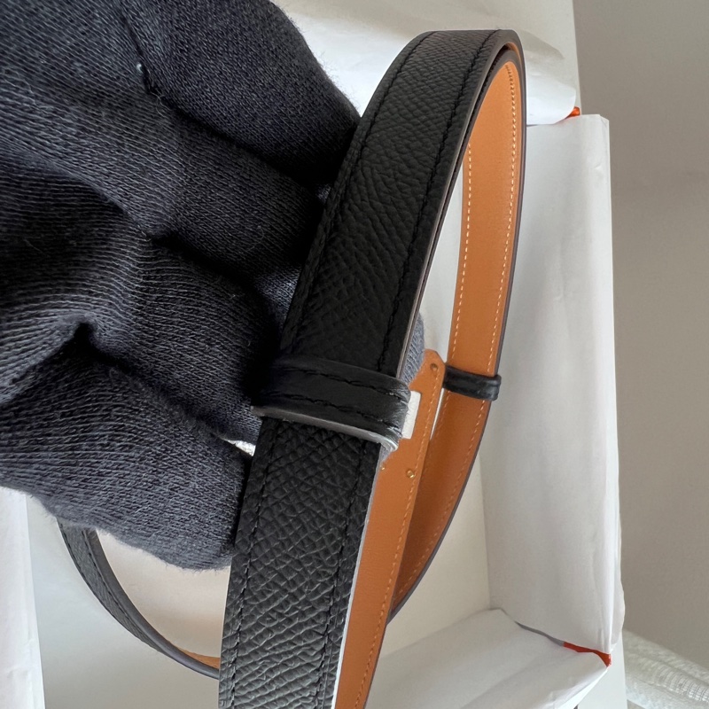 全新 Hermes 愛馬仕 Kelly 黑金 皮帶 Kelly 18 pocket Epsom-9