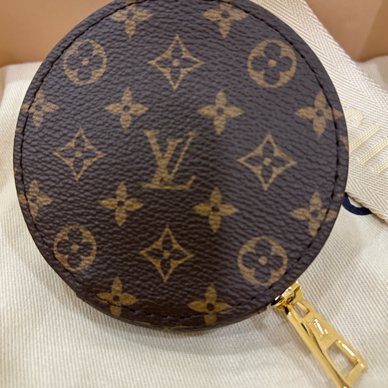 LV 全新onthego 小號/撞色拼接/款背帶+零錢包-27