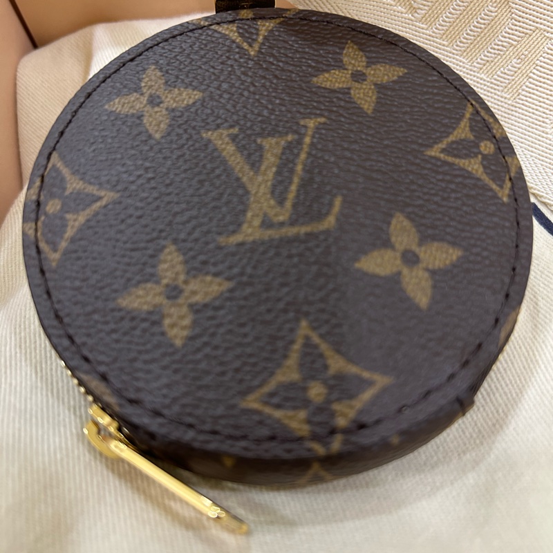 LV 全新onthego 小號/撞色拼接/款背帶+零錢包-28