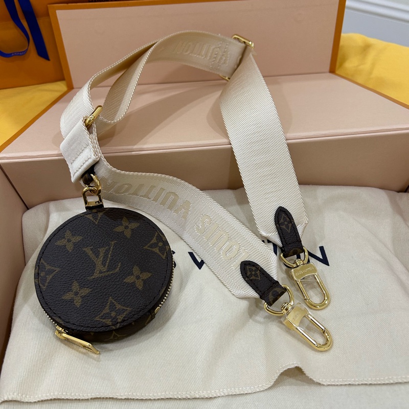 LV 全新onthego 小號/撞色拼接/款背帶+零錢包-30