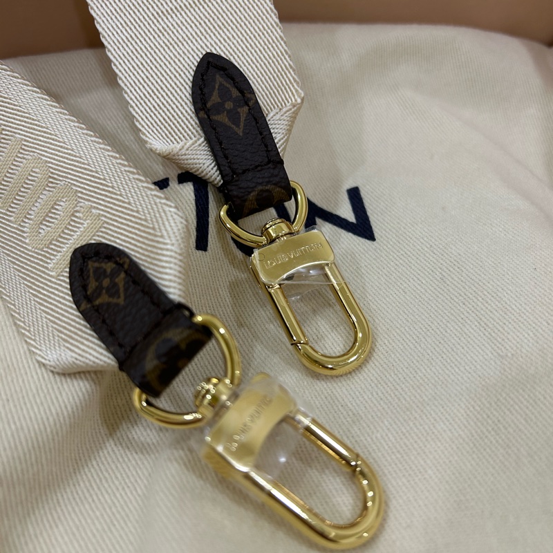 LV 全新onthego 小號/撞色拼接/款背帶+零錢包-31