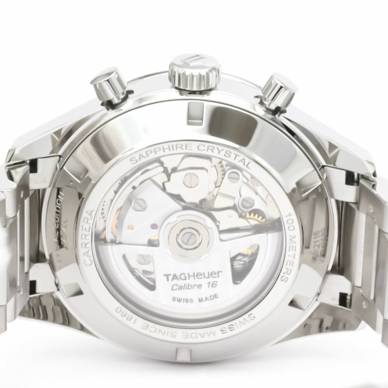 【日本直送】泰格豪雅 Carrera Calibre 16 計時碼錶 MOP 錶盤男士手錶 CBK2116 BF553663-6