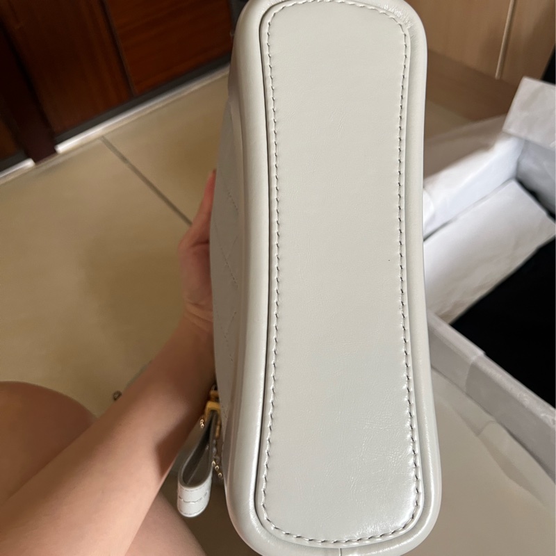 chanel 23P超美 灰藍色流浪包 芯片版 新中號-3